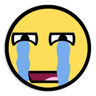 😭 Meme, piangere, lacrime, triste, faccia, emozione telegram sticker