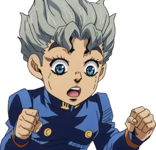 😧 Koichi Hirose JoJo's Bizarre Adventure Anime, Manga, Jojo, Koichi, Charakter whatsapp sticker