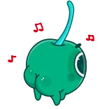 🕺 cherry bomb, fruit, bomb, cartoon, cute telegram sticker
