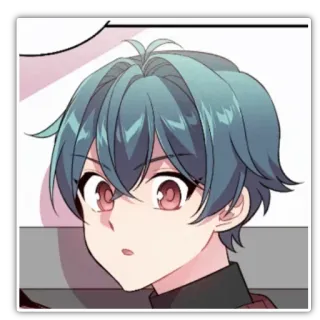 🐌 anime, manga, portrait, boy, illustration telegram sticker