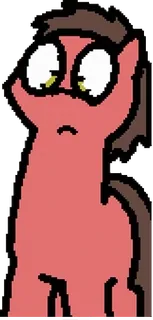😒 cartone animato, pony, animale, illustrazione telegram sticker