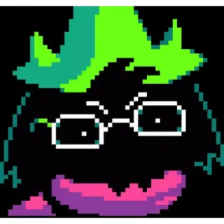 😠 Ralsei Deltarune videojuego, personaje, rpg, pixel art, deltarune telegram sticker