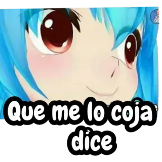 😏 Que me lo coja dice telegram sticker