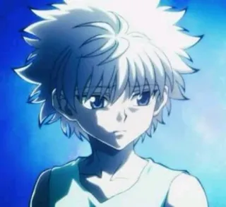 😔 Killua Zoldyck Hunter x Hunter アニメ, ハンターハンター, キルア, キルア=ゾルディック, カートゥーン telegram sticker