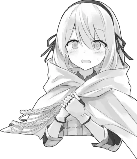 👰 Anime, Manga, Mädchen, Illustration, Figur telegram sticker