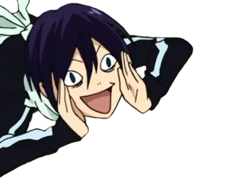 😀 Yato Noragami Anime, Manga, Hài hước, Nhân vật, Noragami, Yato telegram sticker