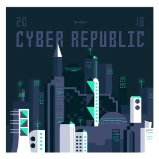 Cyber Republic telegram stickers
