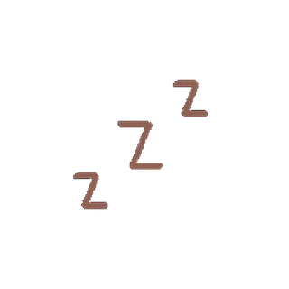 ⭐️ นอนหลับ, zzz, เหนื่อย, การ์ตูน, นอน, ฝัน, พักผ่อน telegram sticker