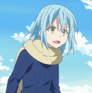 💎 Rimuru Tempest That Time I Got Reincarnated as a Slime Anime, Manga, Rimuru Tempest, Isekai, Slime, Fantasy telegram sticker
