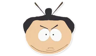 🍱 Cartoon, Personage, Hoofd, Ogen, Gezicht, Sumo, Expressie telegram sticker
