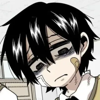 📎 Anime, Traurig, Verbände, Müde, Manga whatsapp sticker
