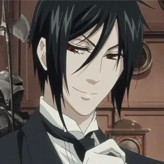 🔌 Sebastian Michaelis Black Butler อนิเมะ, มังงะ, เซบาสเตียน มิคาเอลิส, แบล็กบัตเลอร์, พ่อบ้าน, ปีศาจ telegram sticker