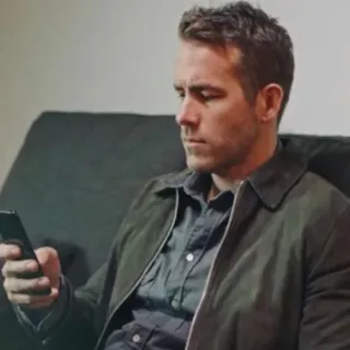 🔮 Ryan Reynolds aktor, pria, selebriti, Ryan Reynolds, potret telegram sticker