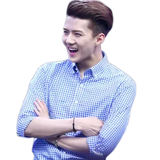 😂 person, man, smiling, kpop, idol, actor whatsapp sticker