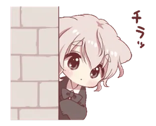 🤔 千導院 Anime, Fille, Chibi, Mignon, Mur telegram sticker