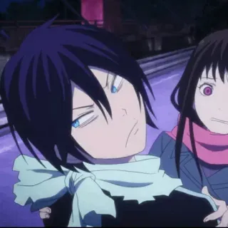 💎 Yato Noragami Anime, Noragami, Yato, Hiori, Lustig, Chibi telegram sticker