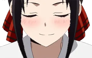 😌 Kaguya Shinomiya Kaguya-sama: Love Is War アニメ, かぐや, 愛, 異世界, マンガ, かわいい whatsapp sticker
