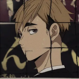 🍯 Shinsuke Kita Haikyuu!! Anime, Haikyuu, Shinsuke Kita, Postać, Manga, Siatkówka telegram sticker