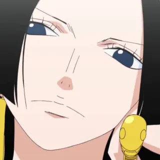 🥰 Boa Hancock One Piece Anime, Mulher, Mangá, Personagem, Rainha telegram sticker
