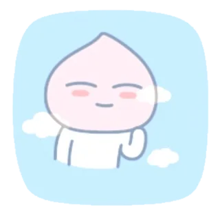 🏞 Pêssego, Personagem, Fofo, Desenho animado telegram sticker