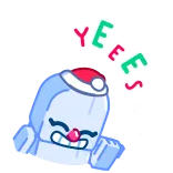 😁 cartoon, snowman, christmas, winter, character, festive, holiday telegram sticker
