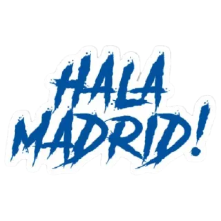 🤍 HALA MADRID! fútbol, fútbol, Real Madrid, España, deportes whatsapp sticker
