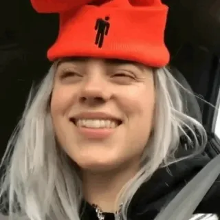 🌊 Billie Eilish Billie Eilish, piosenkarka, celebrytka, pop, muzyk telegram sticker