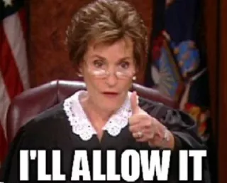 Judge Judy whatsapp stickers