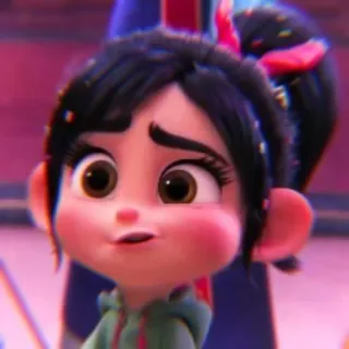 🩰 Vanellope von Schweetz Wreck-It Ralph dibujos animados, Disney, película, Vanellope, personaje, Ralph el demoledor telegram sticker