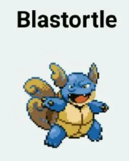 🆘 Blastortle pokemon, blastoise, kura-kura telegram sticker