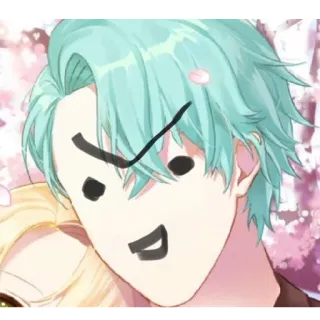 😈 anime, cartone animato, meme, faccia, disegno telegram sticker