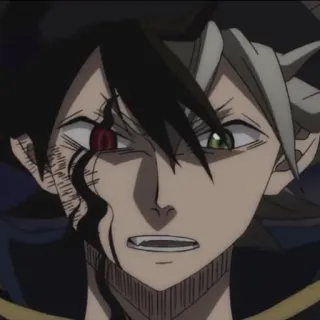✖️ Asta Black Clover Anime, Manga, Black Clover, Asta, Mago, Strega telegram sticker