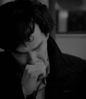 😭 Sherlock Holmes Sherlock 神探夏洛克, 本尼迪克特·康伯巴奇, 夏洛克·福尔摩斯, 情感, 悲伤, 电视剧 whatsapp sticker