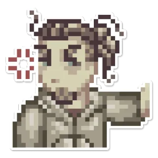 🙅‍♂ Pixel art, Personaje, Arte de juego, Pegatina telegram sticker