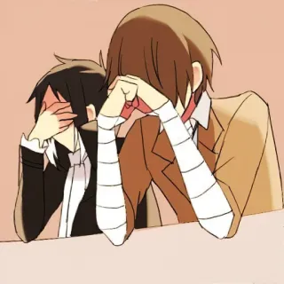 🤦‍♂ Anime, Triste, Frustré, Personnages, Manga, Émotionnel telegram sticker