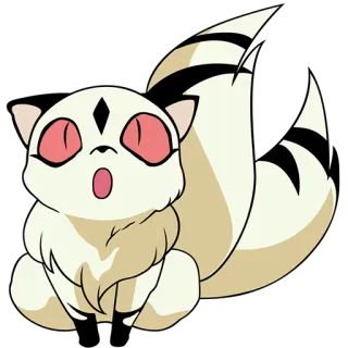 🤔 Kirinmaru Yashahime: Princess Half-Demon Anime, Dibujos animados, Lindo, Perro, Espíritu whatsapp sticker
