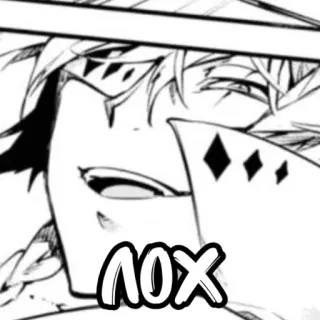 ✝️ ΛΟΧ Anime, Manga, Cartoon, Figur, Lächeln telegram sticker