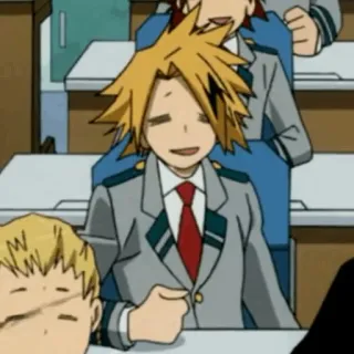 ⚡️ Denki Kaminari My Hero Academia Anime, Aula, Héroe, Denki Kaminari, My Hero Academia whatsapp sticker