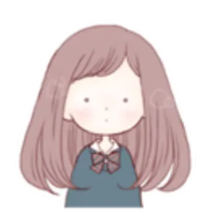✨ Cartone animato, Anime, Ragazza, Adesivo, Carino telegram sticker
