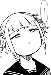 😐 Himiko Toga My Hero Academia ...... Anime, Manga, My Hero Academia, Himiko Toga, Expression, Suffisant telegram sticker