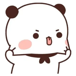 😀 Panda, Niedlich, Sticker, Cartoon, Tier telegram sticker