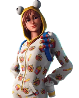 😊 Fortnite, Đồ ngủ, Đồ ăn, Bánh mì kẹp thịt telegram sticker