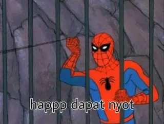 🕸 Spider-Man happp dapat nyot Spider-Man, Dessin animé, Marvel whatsapp sticker