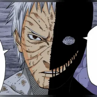 ⚫️ Tobi/Obito Uchiha Naruto Anime, Manga, Cattivo, Uchiha, Mascherato, Tobi, Obito telegram sticker