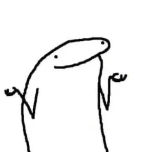 🤜 stokfiguur, vraag, cartoon, meme, florkofcows telegram sticker