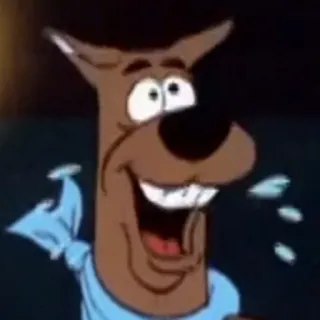 😆 Scooby Doo cartone animato, cane, Scooby Doo, divertente, animazione telegram sticker
