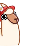 😮 Carl CAAARL! lama, dessin animé, animal, drôle whatsapp sticker