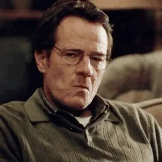 ⭐️ Walter White Breaking Bad Breaking Bad, Walter White, Bryan Cranston, Charakter, Porträt telegram sticker