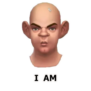 🙍‍♂️ I AM telegram sticker
