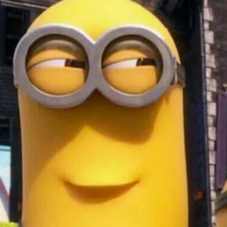 😈 Minion Despicable Me minion, cartoon, character, funny, despicable me telegram sticker